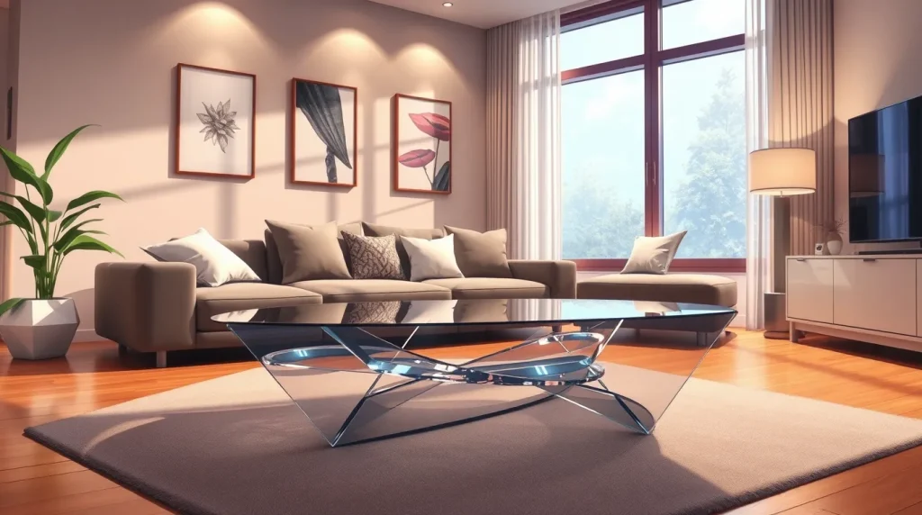 Acrylic Coffee Table for a Sleek Look