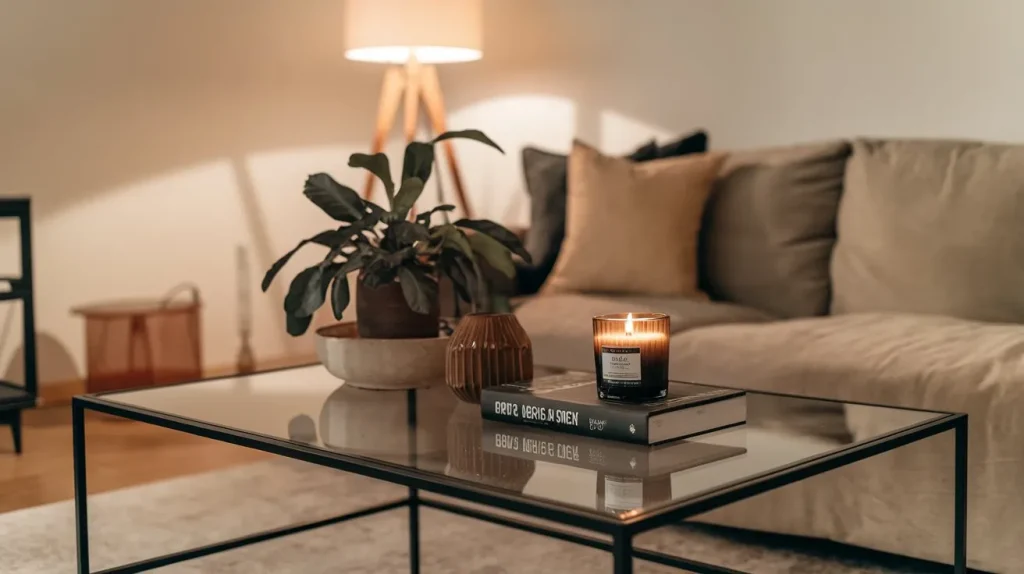 Minimalist Glass Coffee Table