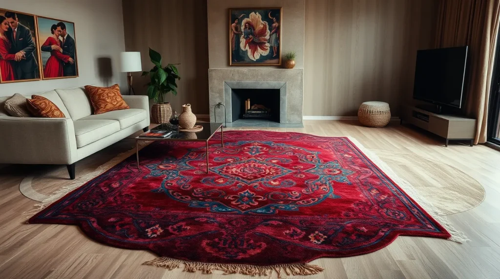 Moroccan-inspired rug
