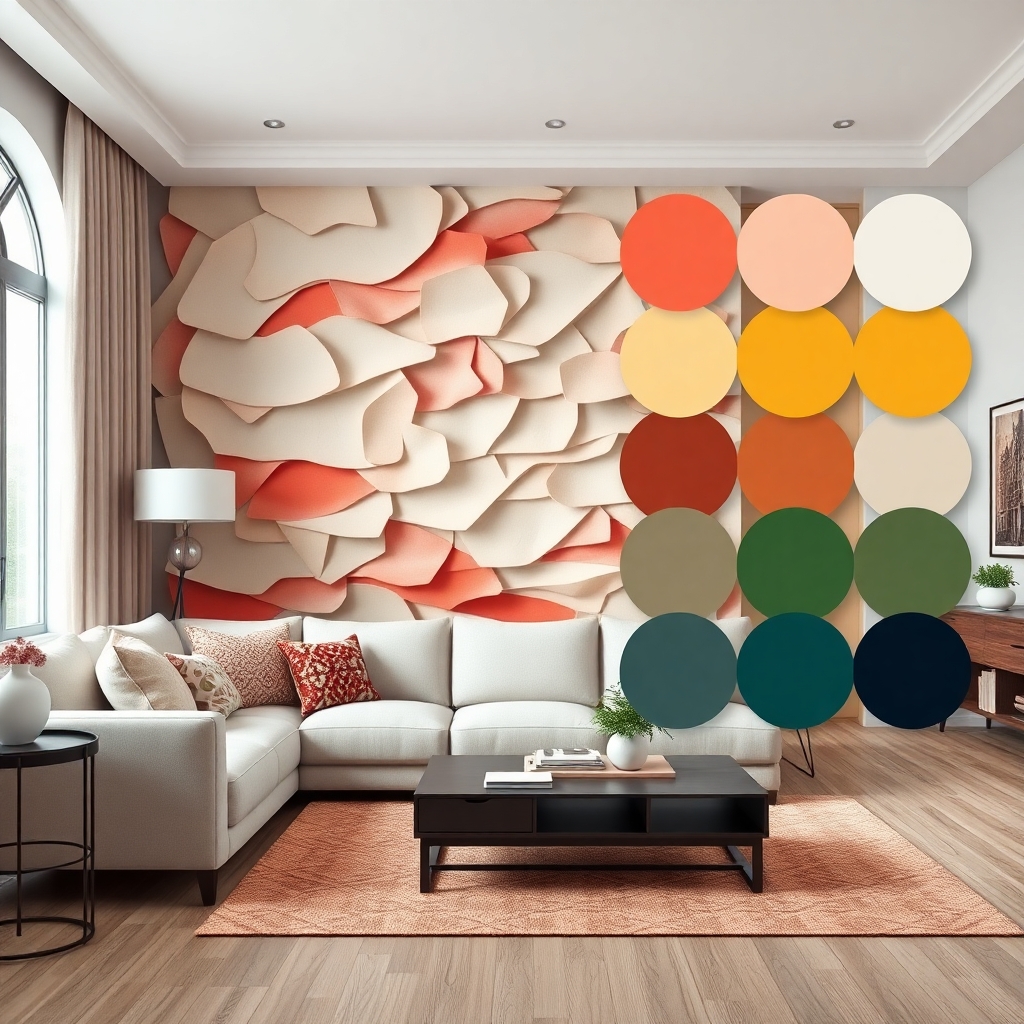choosing color pallete for living room