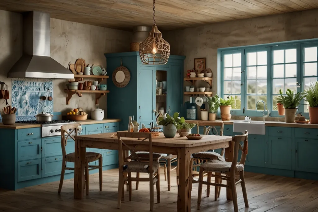 Coastal Boho Kitchen