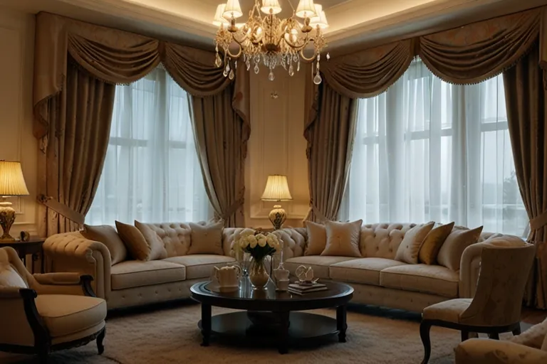 Curtains with Valances for a Classic Touch