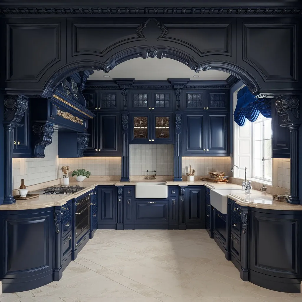 Dark Kithen Cabinets Features Image