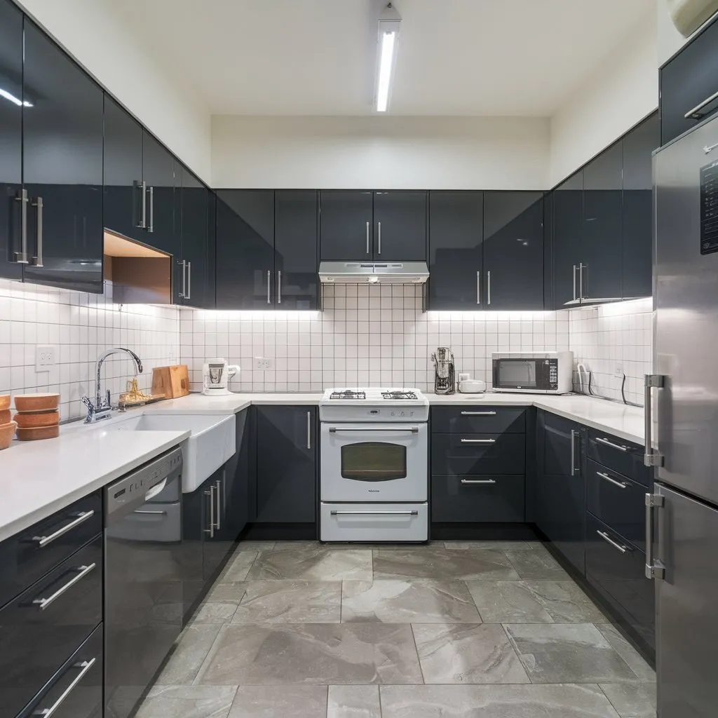 Midnight Majesty Dark Kitchen Cabinets