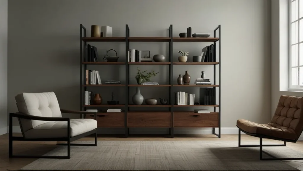 Minimalist Shelving and Storage