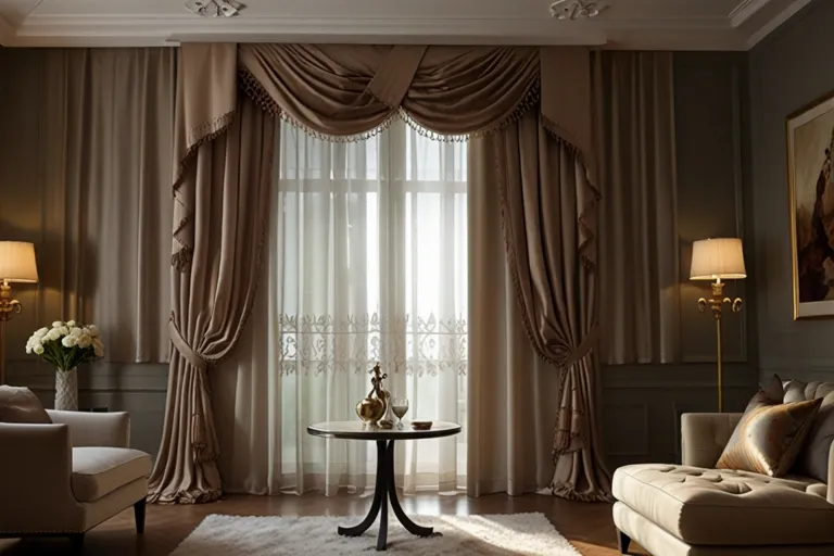 Silk Curtains for an Upscale Vibe