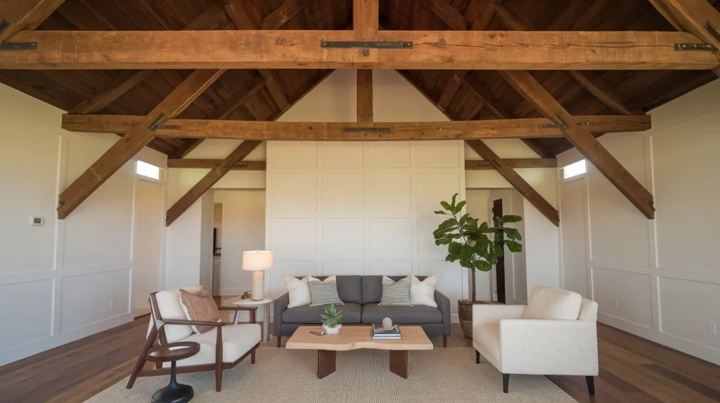 Wooden Beam Ceilings for Rustic Charm